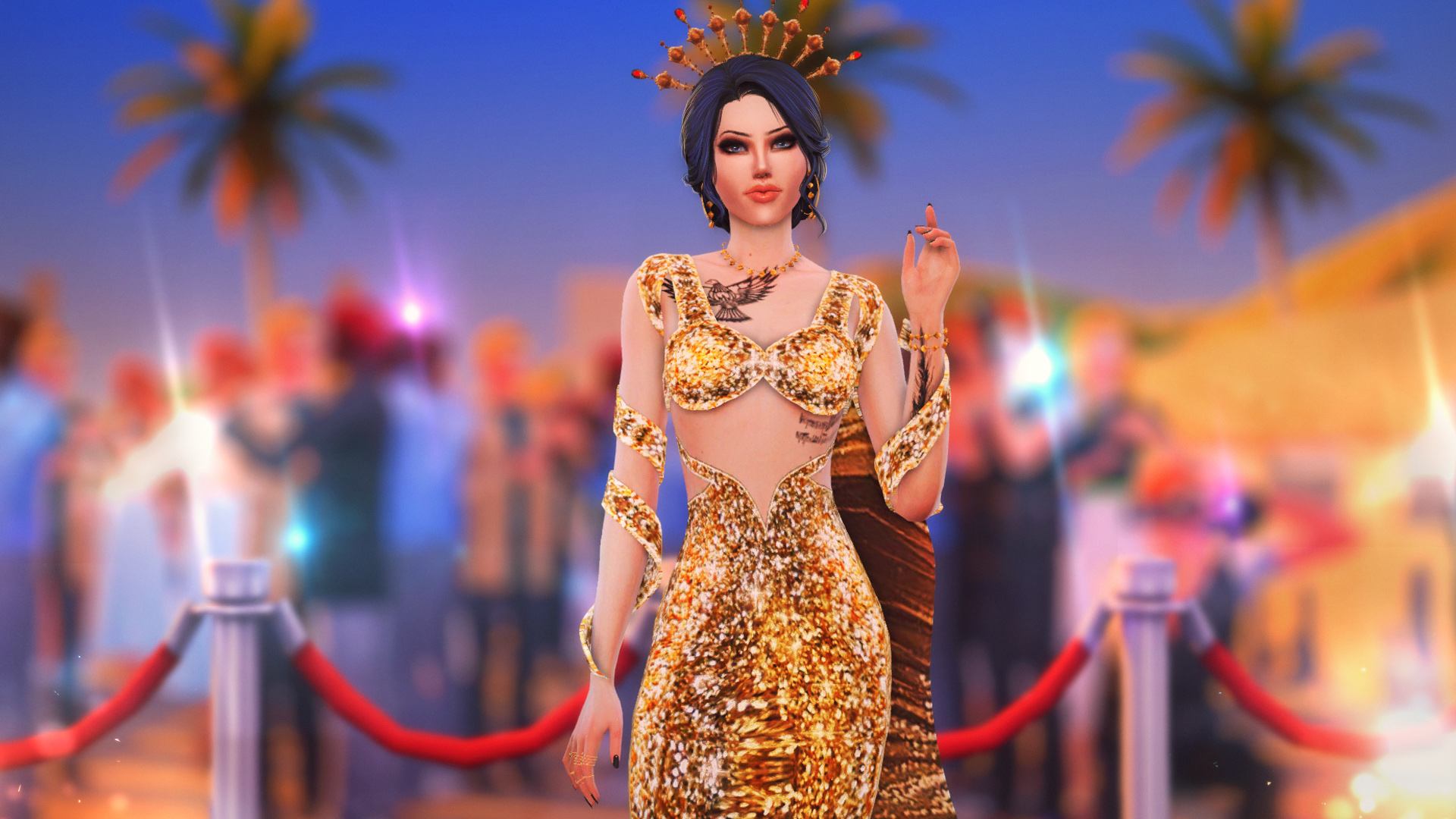 ORANGE CARPET: MOONLIGHT FALLS